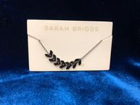 Sarah Briggs Hematite 'Alanis' Necklace 202//151